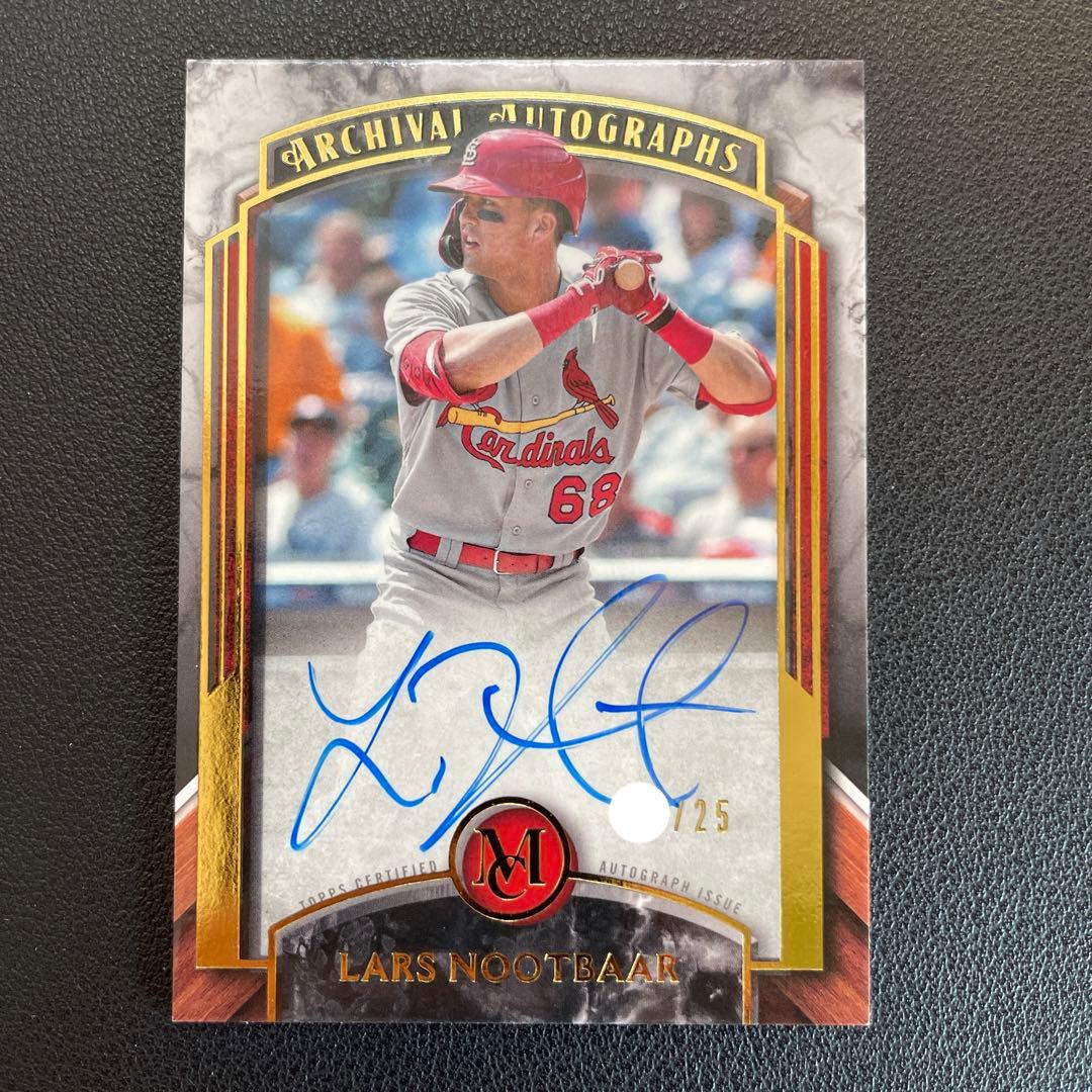 【美品】ヌートバー 直筆サイン /25 Archival Autograph