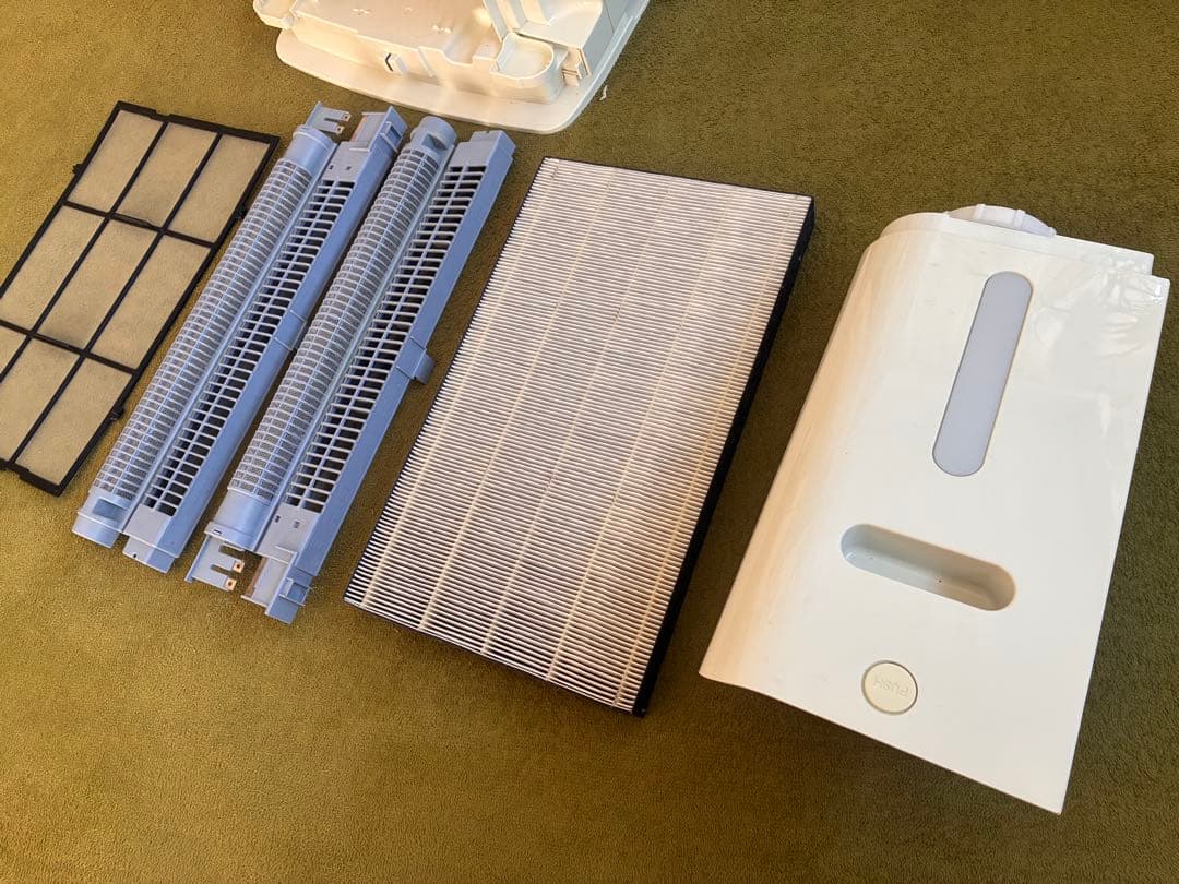 ホワイト 空気清浄機 タッチパネル式