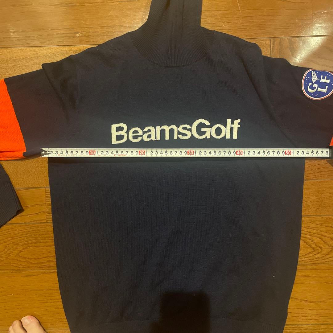 BeamsGolf ネイビー ハイネックセーター L