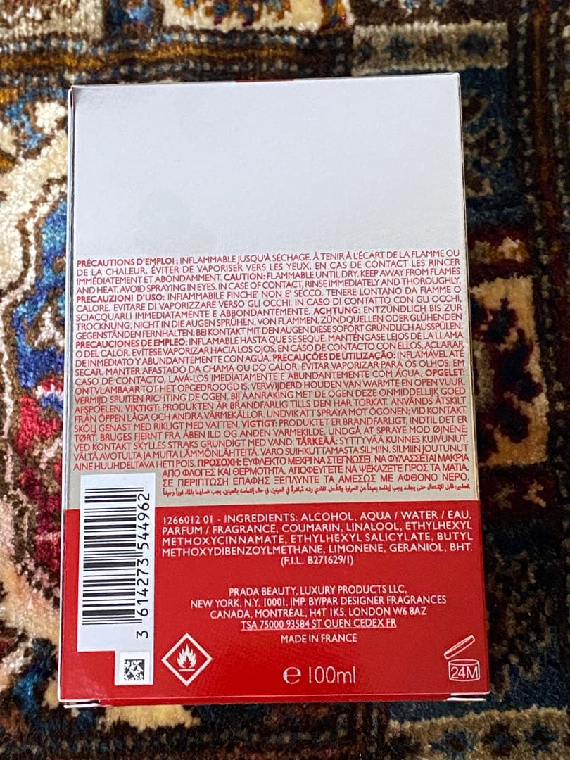 香水(男性用) PRADA LUNA ROSSA SPORT 100ml