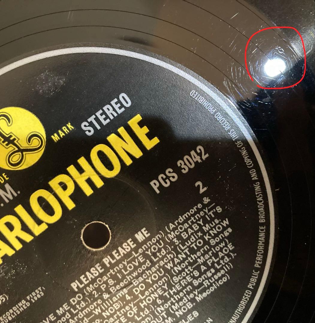 稀少UKステレオ初期ラベル1G！両面1桁マザー1ビートルズBeatlesレコード