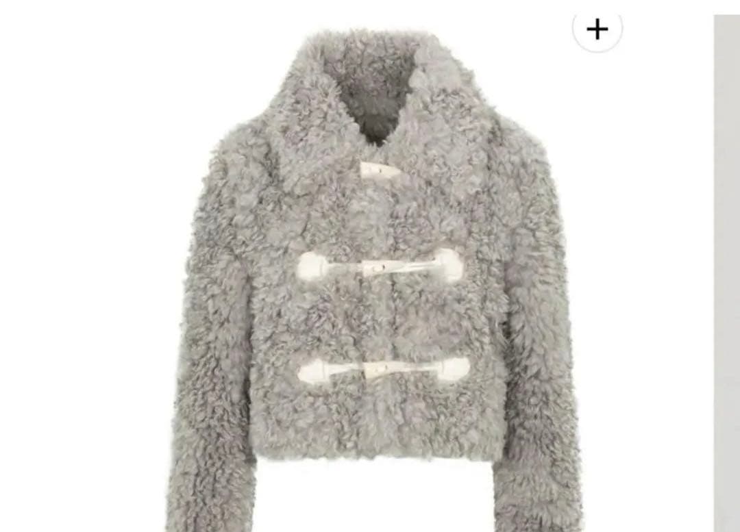 ジャケット・アウター muguet duffle short fur coat