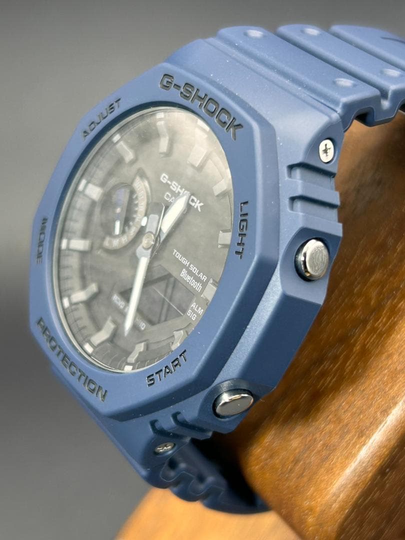 【美品】G-SHOCK GA-B2100-2A ネイビー ソーラー スマホリンク