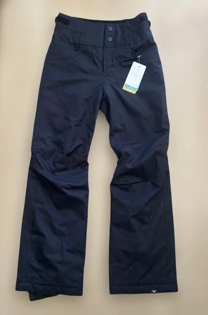 ROXY 子ども用 ブラック スノーパンツ 新品　160cm