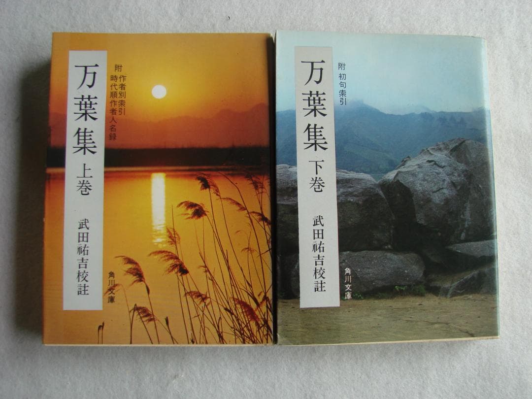 万葉集　上下巻　武田祐吉　校註