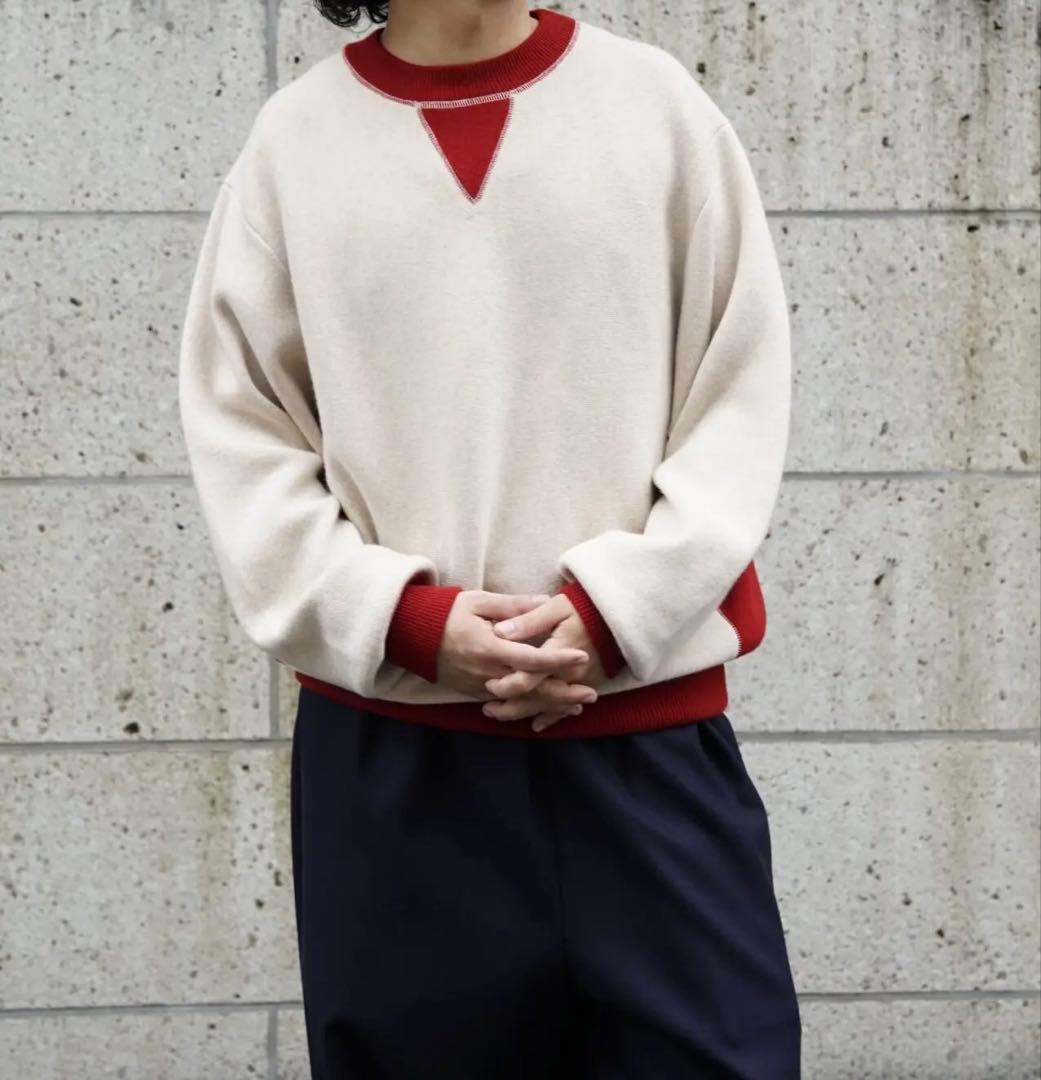 MEIAS カシミヤ100% スウェット　ニット　L カシミア