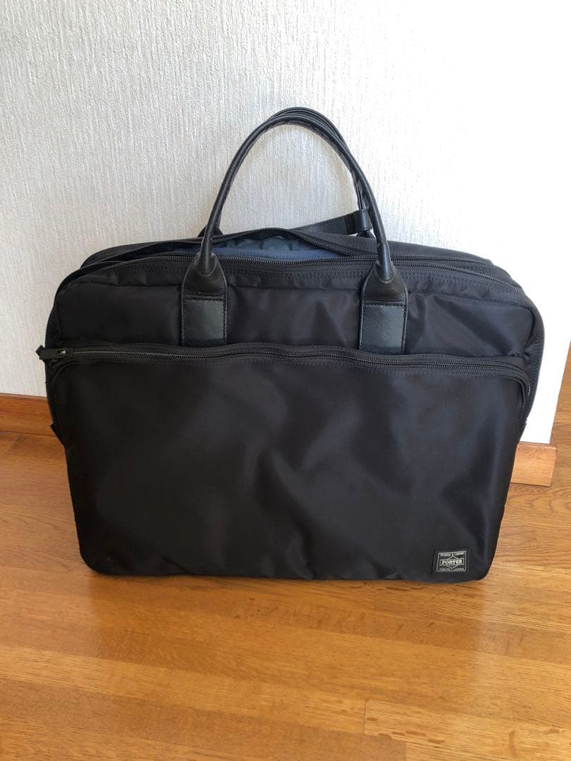 【極美品】PORTER タイム 3yay ビジネスバッグ ブラック