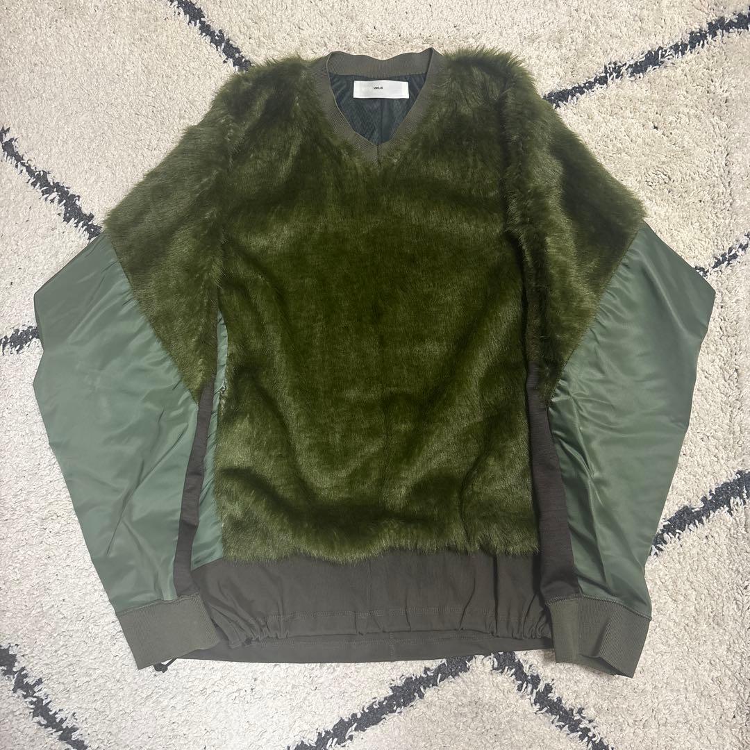 貴重 TOGA VIRILIS Fake fur jersey pullover