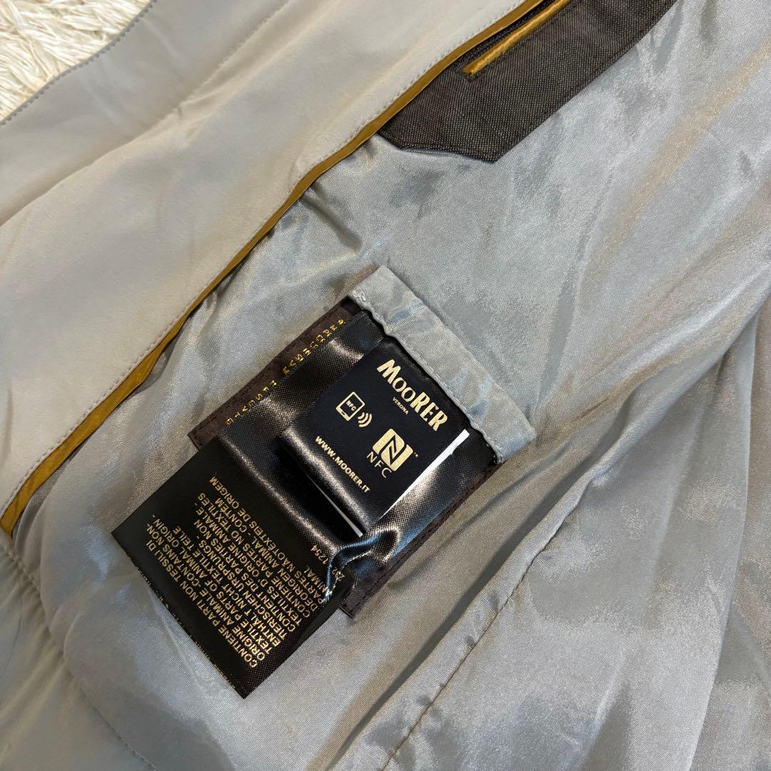 新品未使用✨ MOORER VANGI-KN アクア ブルゾンジャケット 46