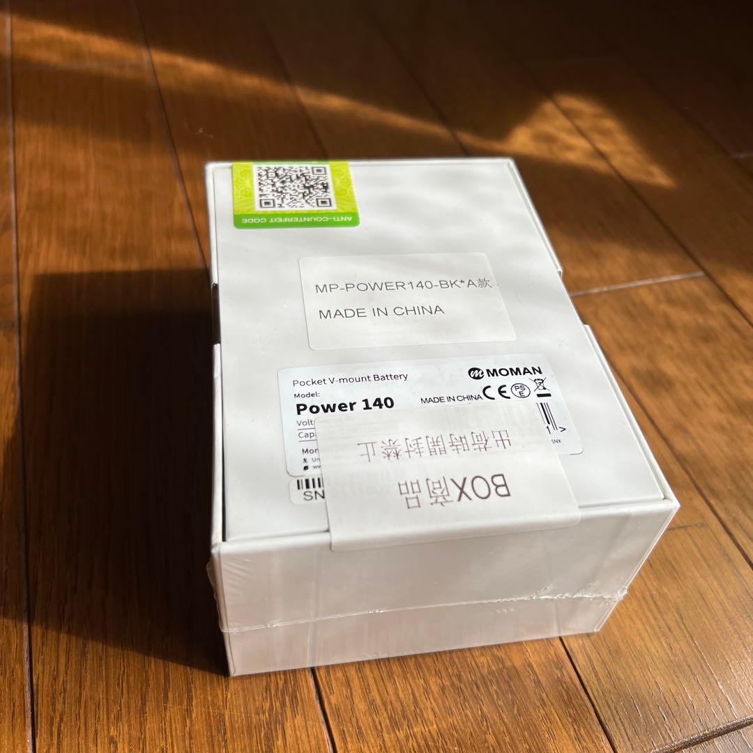 【新品未使用】power 140 Vバッテリー カメラ撮影 MOMAN