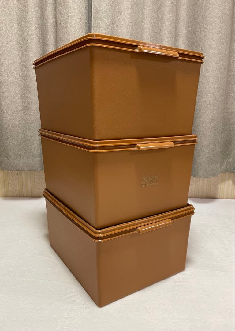 3個セット/タッパーウェア/ディープ/スーパーケース/衣装ケース/収納ボックス