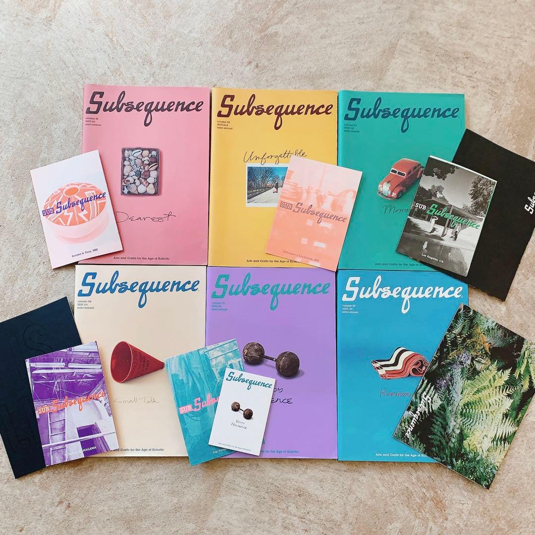 希少 Subsequence Vol. 1-6 創刊号含む