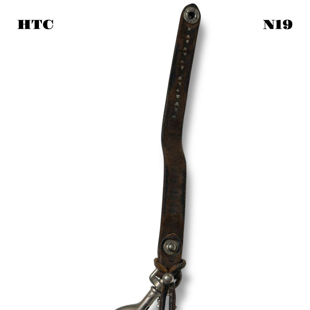 ★限定出品★ HTC レザー スタッズ キーリング キーホルダー ベルト ループ