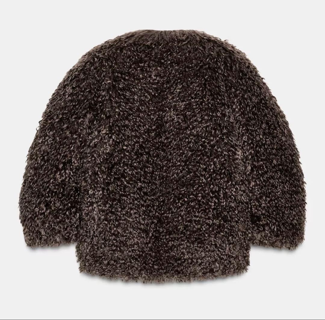 ●ZARA●ザラ●zwcollection●フェイクファーコート●S