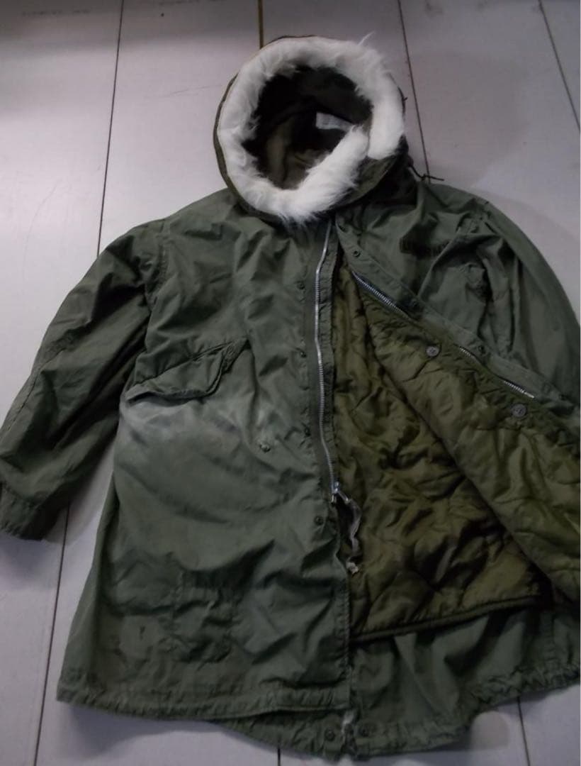 初期型 Ｍ65 アルミジップ フィッシュテールパーカー フルセット SMALL