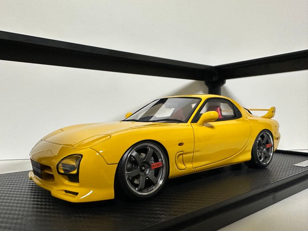 ミニカー 1/18 Mazda FD3S Mazda Speed Aspec Yellow