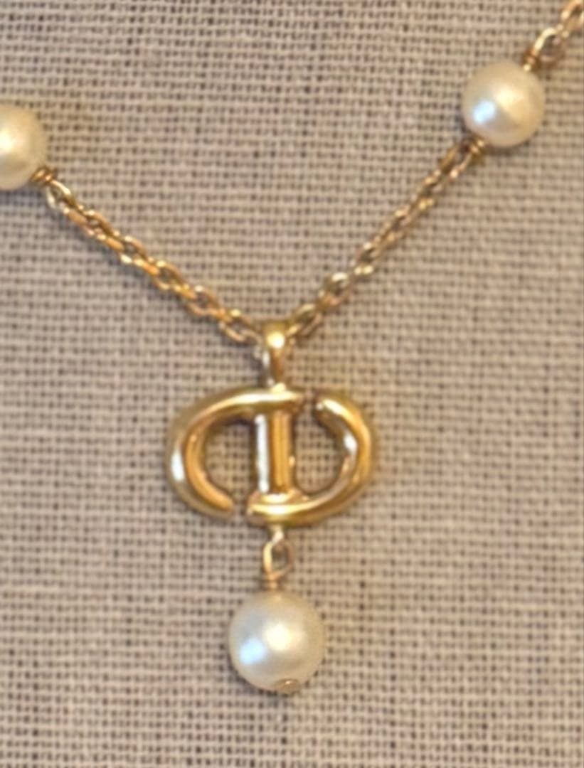 ディオール　DIOR ゴールド　ネックレス　正規品