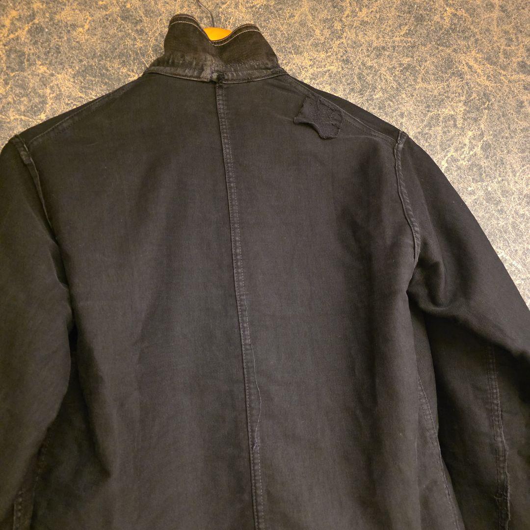 1930s ル・トラヴァイユール　ブラックモールスキンJKT ブラックフェード