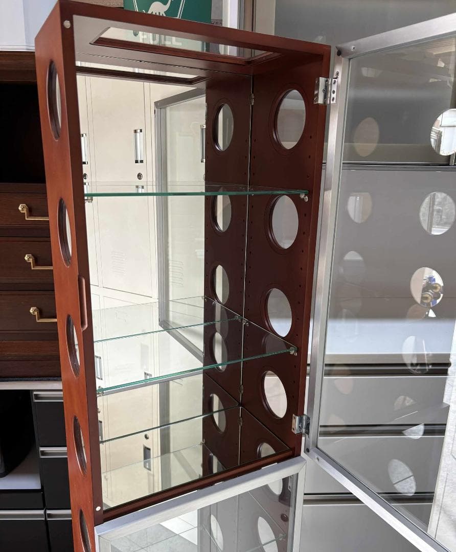 ra2005 カルトーネコレクションケースガラスケースミラー付き幅41cm