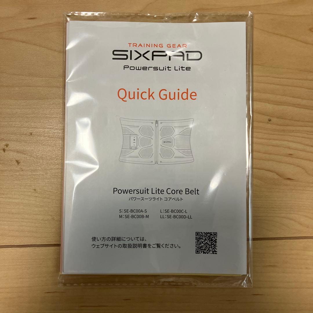 【Mサイズ美品】SIXPAD パワースーツライトコアベルト 黒