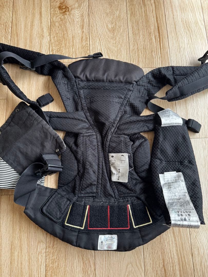 【夏用エアリズムカバー付】エルゴベビー　オムニブリーズ　360 ブラック