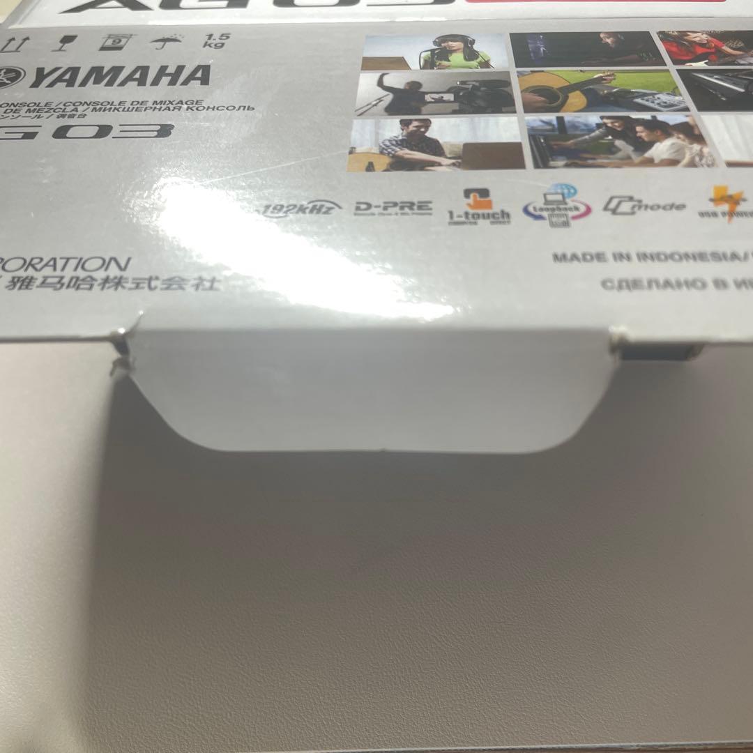 美品　YAMAHA AG03 オーディオインターフェース ホワイト