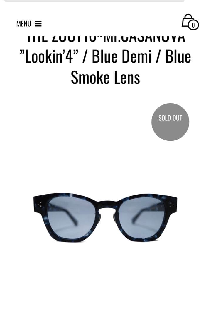 Mr.CASANOVA×ZOOT16ミスターカサノバLOOKIN'4