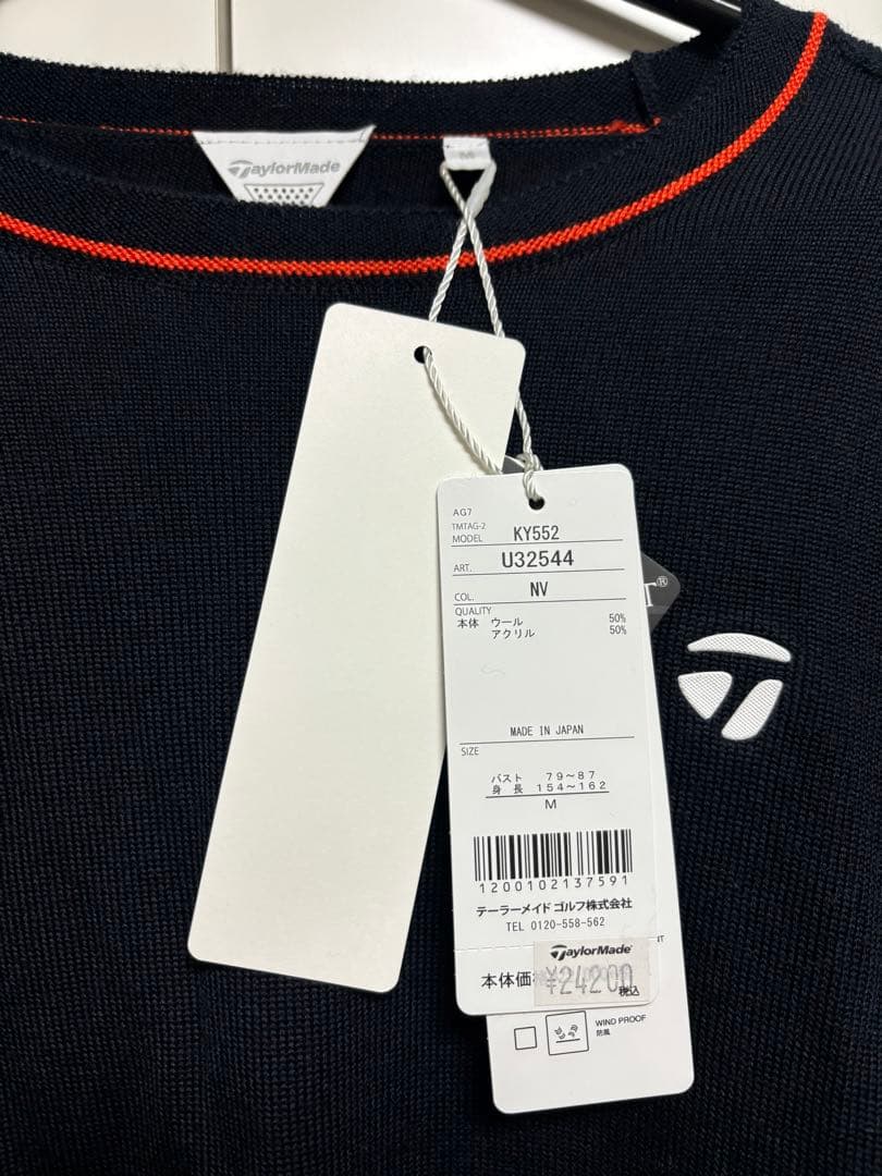 TaylorMade レディース セーター M ネイビー　ゴルフウェア