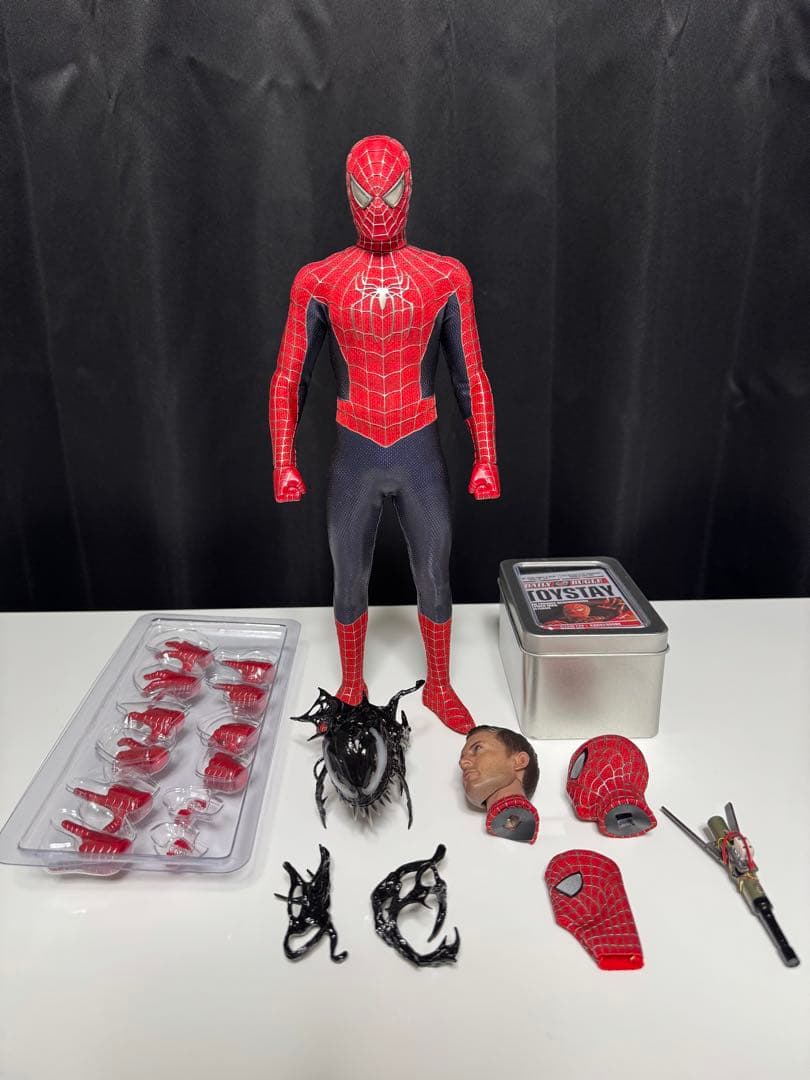 ホットトイズ　スパイダーマン　カスタムパーツ付き