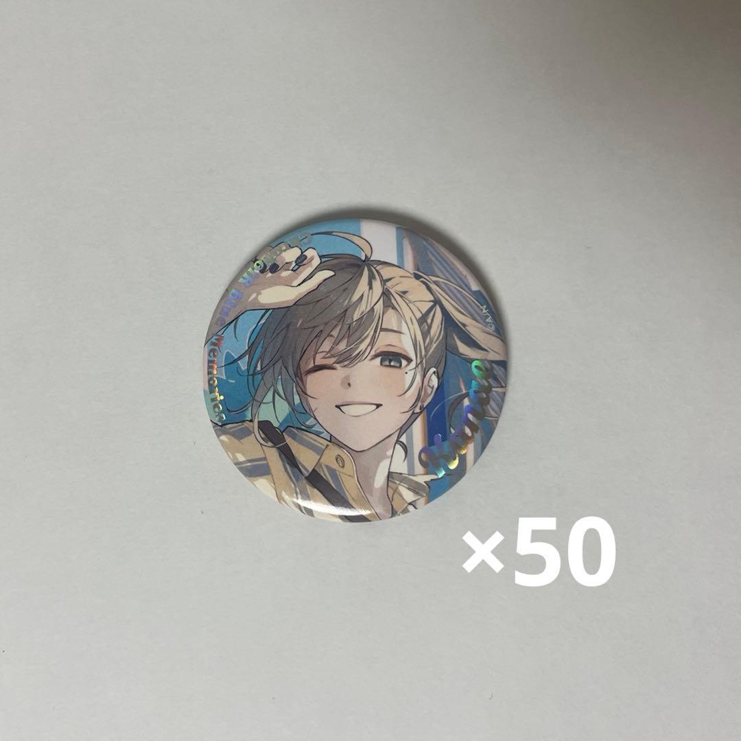 にじさんじ　叶　缶バッジ　ChroNoiR Blue Memories