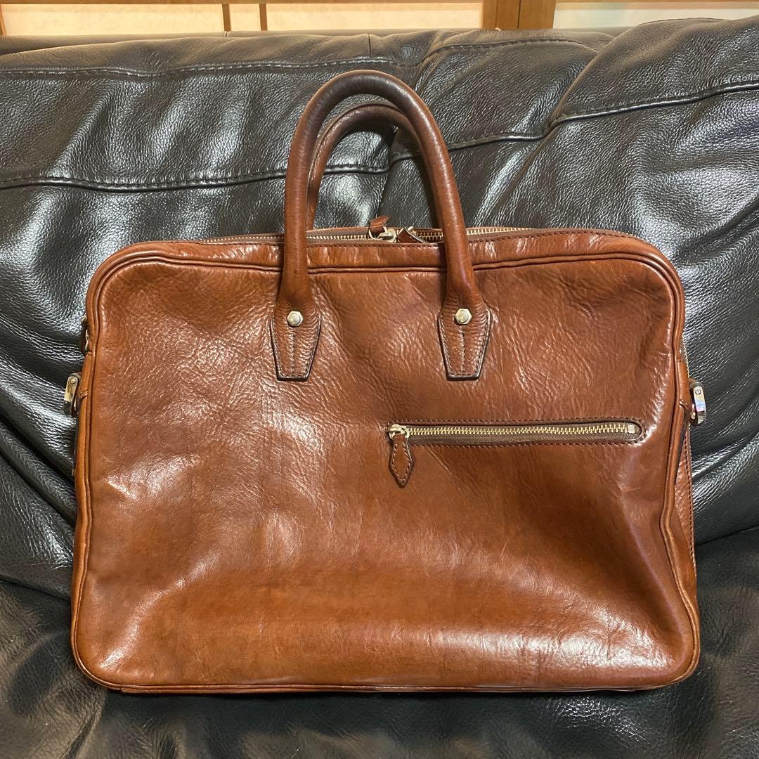 【値下げ】万双シモーネＢＯＸダブル天ファスナー　ダークブラウン