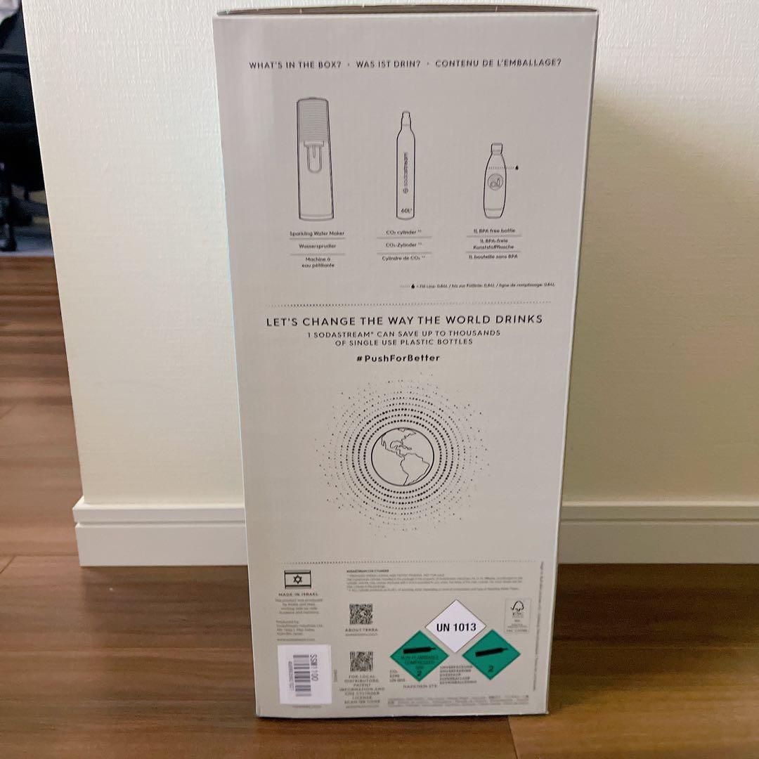 お値下げ【未使用・未開封】sodastream TERRA 炭酸水メーカー