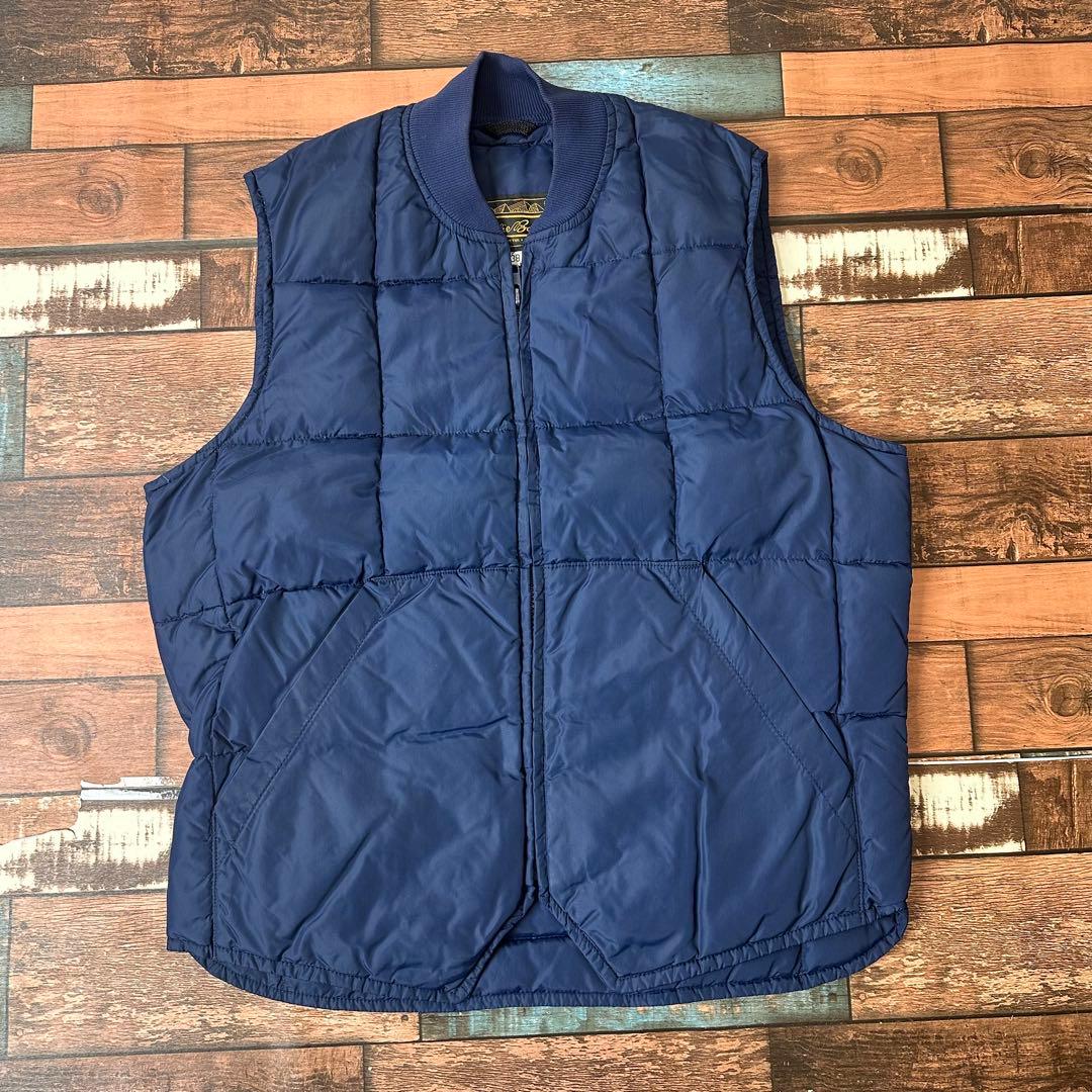 n*u様 80S ヴィンテージ　古着　エディーバウアー　黒タグ　ダウンベスト