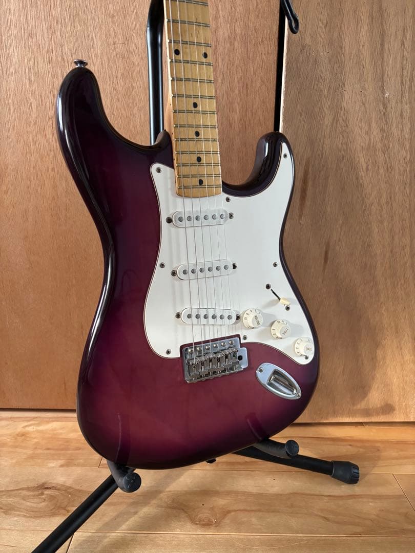 kentoさん専用　ギター　ストラト　juno 紫　パープル