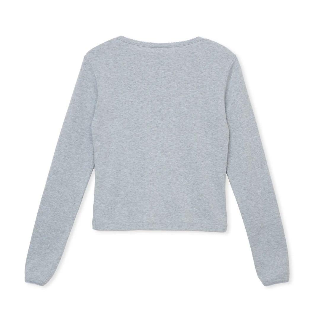 シシクイ　Eyelet P / GRAY カットソー　グレー