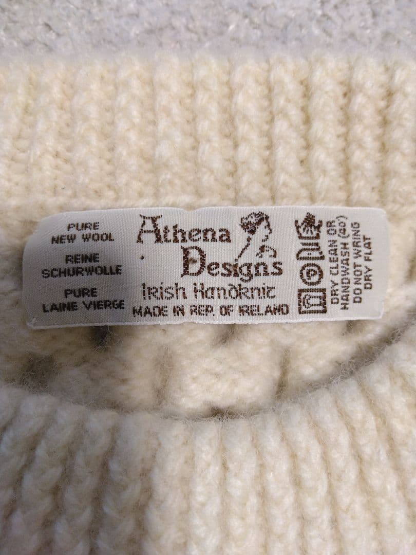 Athena Designs アテナデザイン　アランニット