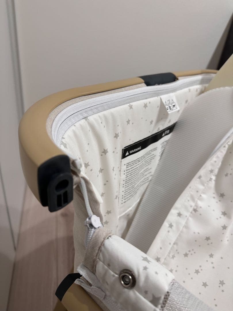 HZDMJベビーベッド(ベージュ)