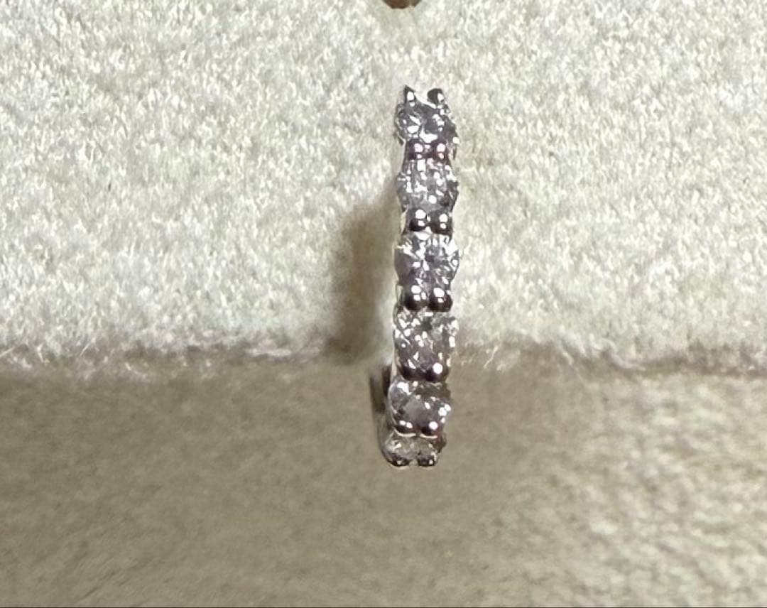 ヴァンドーム青山 ハーフエタニティピアス 片耳用 保証書あり