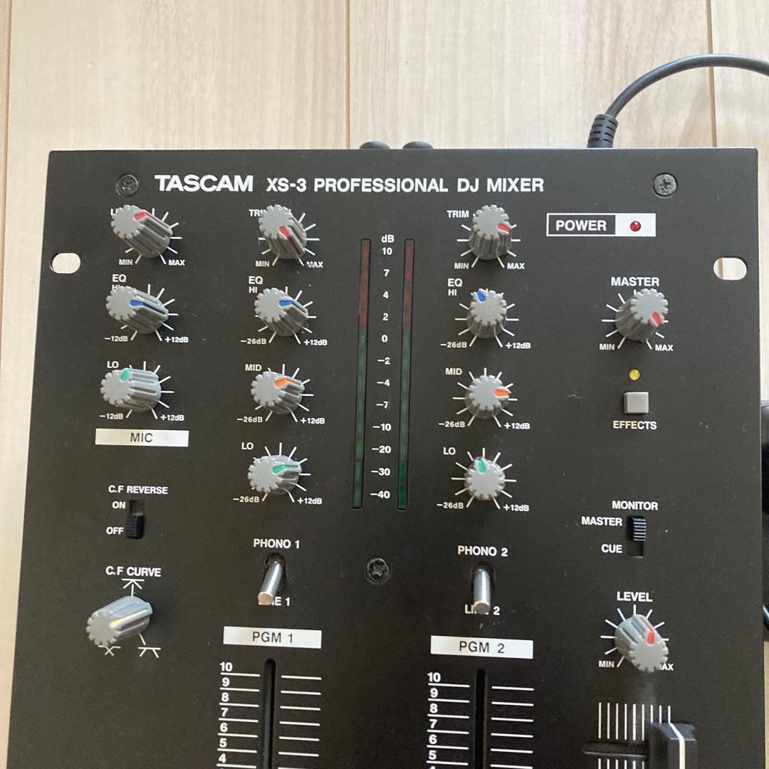 【美品♪】TASCAM XS-3 プロフェッショナル DJミキサー