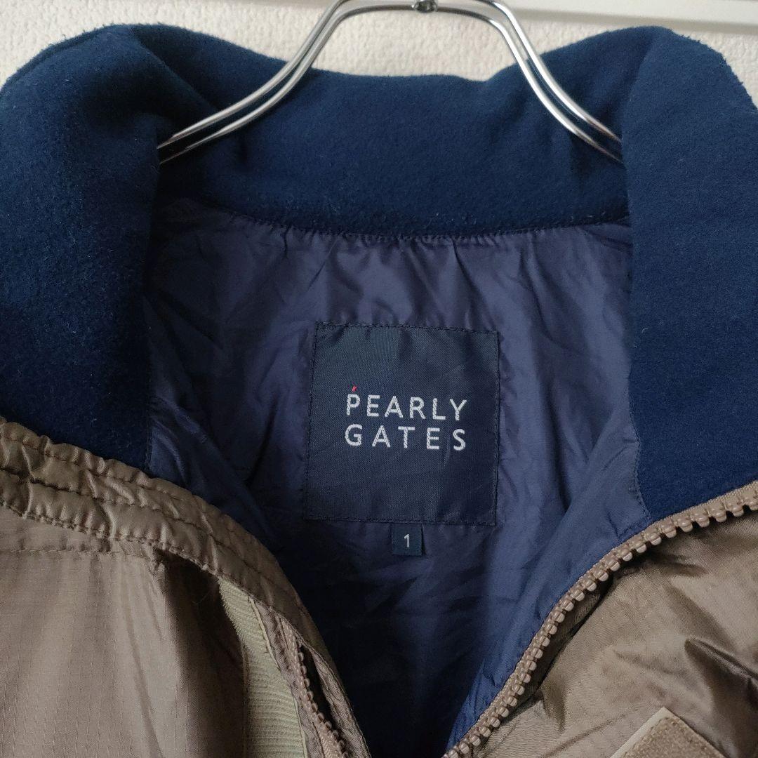 PEARLY GATES ダウンジャケット フード カーキ M ゴルフ
