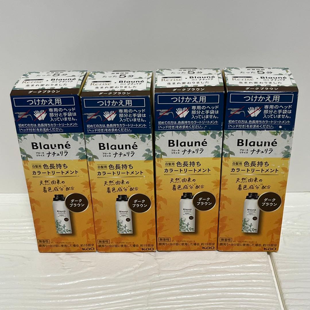 ブローネ　リライズ　ナチュリラ　白髪用カラートリートメント　ダークブラウン