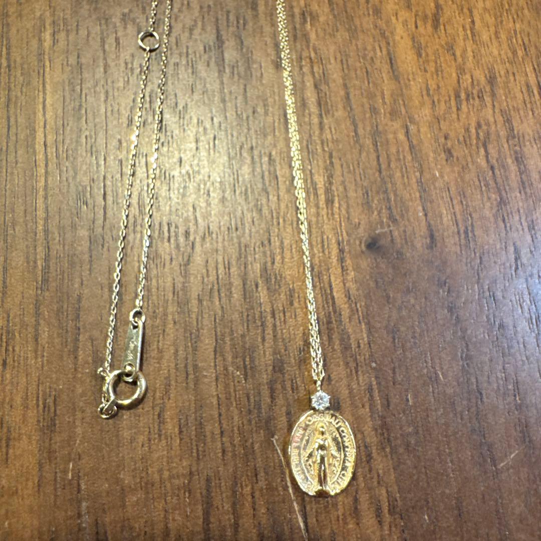 【極美品】SIENA RORE ネックレス マリア K10 イエローゴールド♡