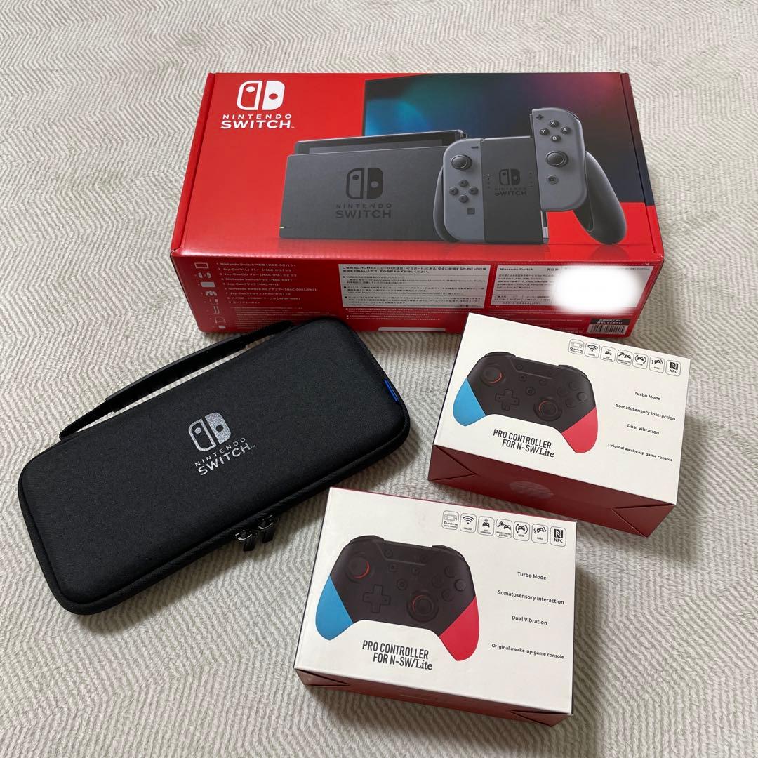 Nintendo Switch 本体　コントローラー　携帯ケース　セット