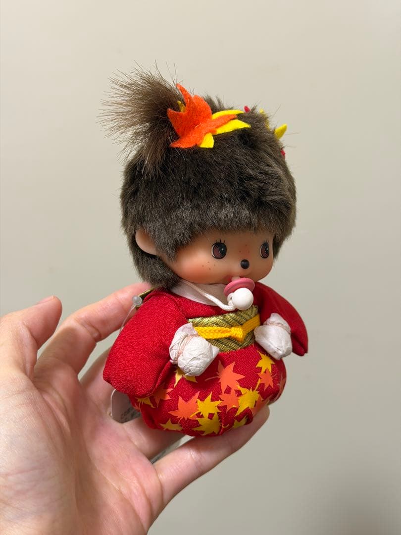 モンチッチ ベビーチッチ　着物　紅葉