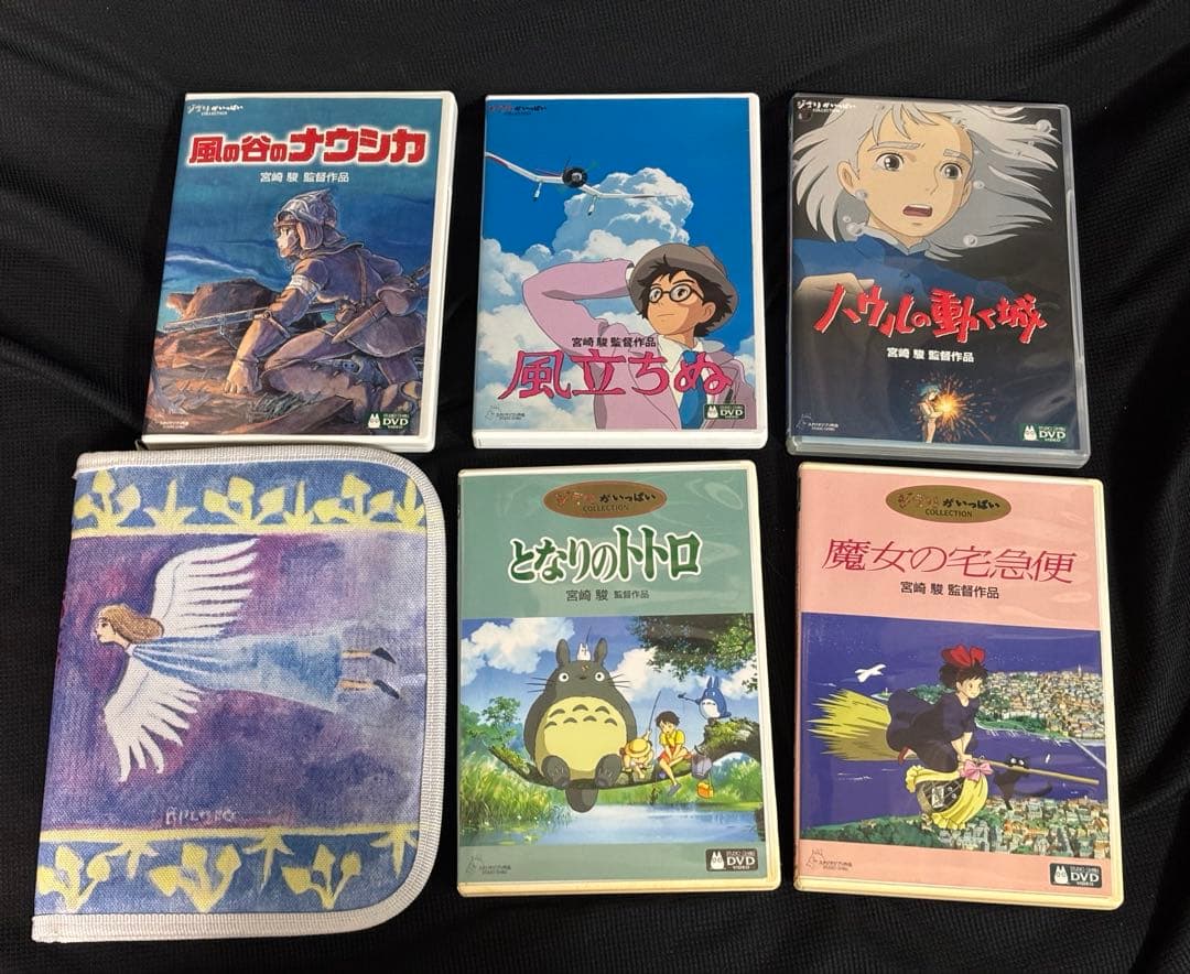 送料無料⭐︎ジブリDVD2枚組　5本セット＋DXDケース　ナウシカ　トトロ