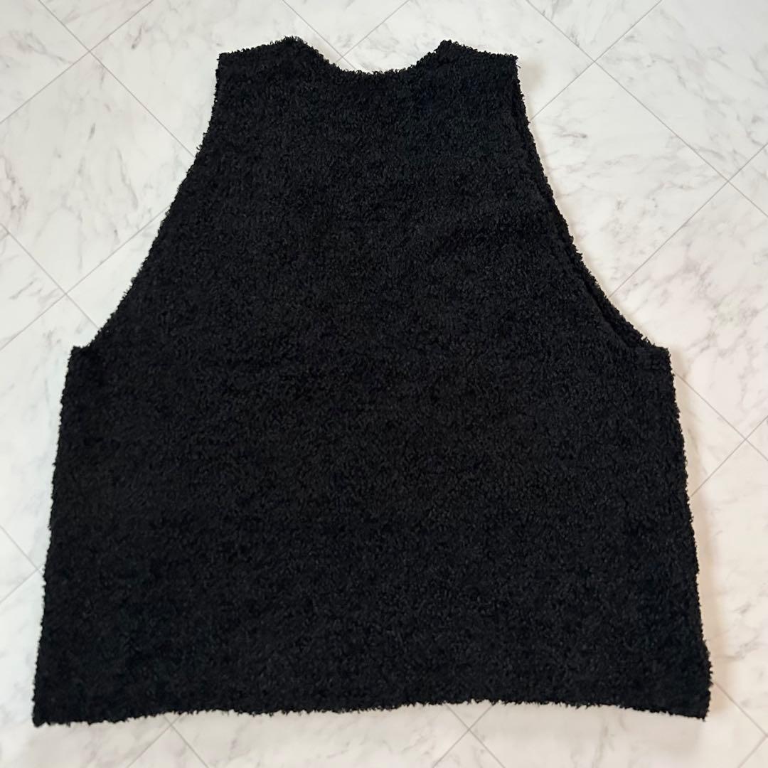 美品✨mizuiroindミズイロインド ヘアリーヤーンワイド Vネックベスト