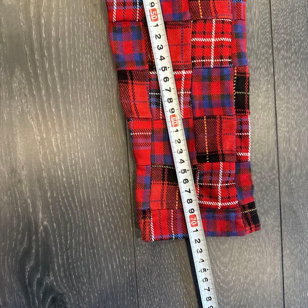 Comme des garçons  plus チェックレギンスSレッド