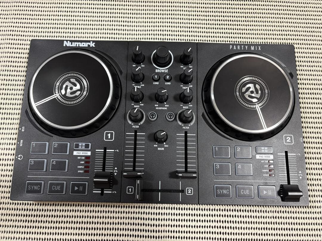 【美品】 Numark PARTY MIX DJコントローラー 動作品
