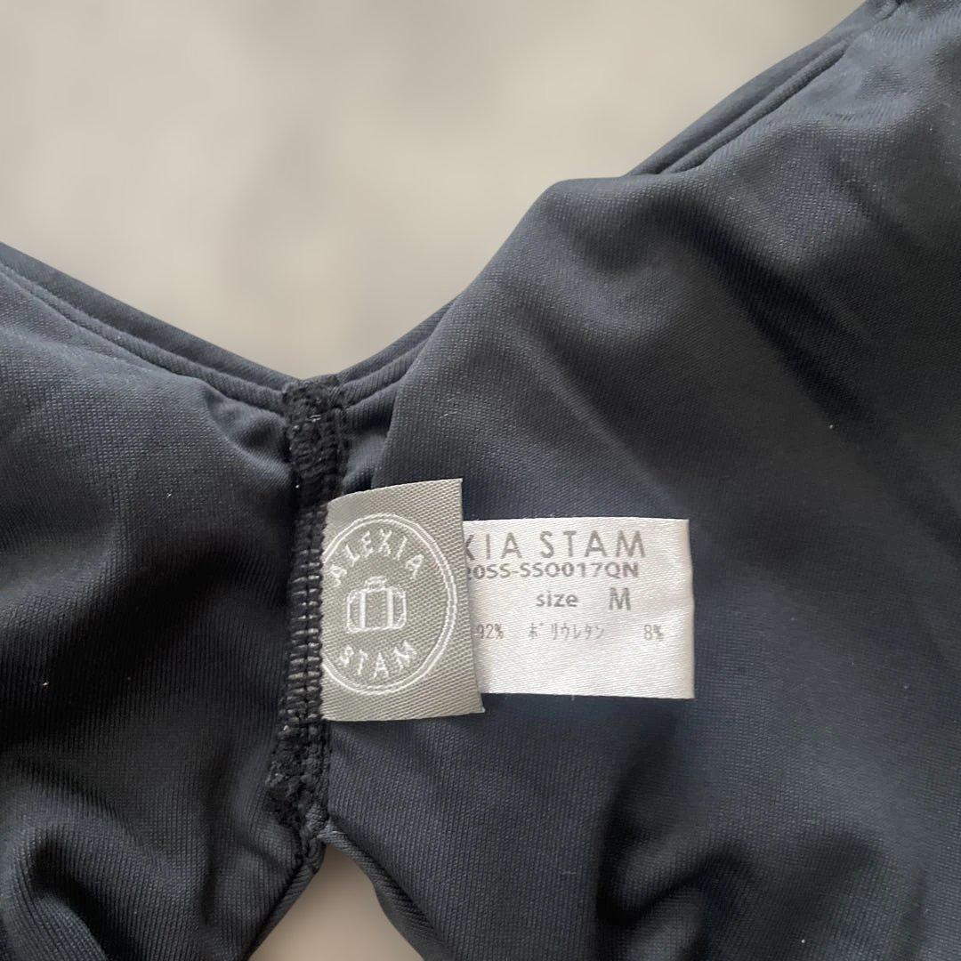 ALEXIASTAM mia ブラック M 水着 アリシアスタン ビキニ 黒
