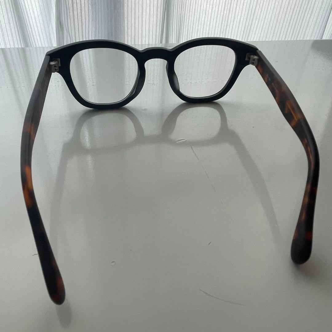 【新品未使用】杉本圭 べっ甲フレーム マット 鯖江産メガネ ブラウンSU-104